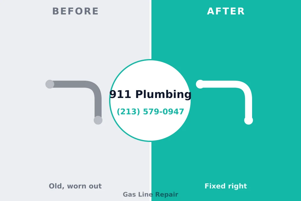 Before and after: plumbing repair Williamstown, WV
